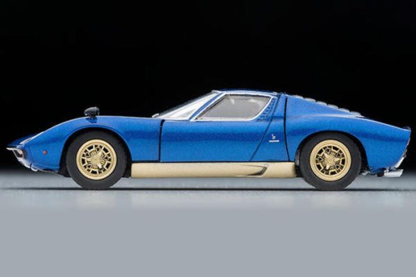 TOMYTEC 1/64 TLV 藍寶堅尼 Miura SV 金屬藍 TOMYTEC 1/64 TLV 藍寶堅尼 Miura SV 金屬藍