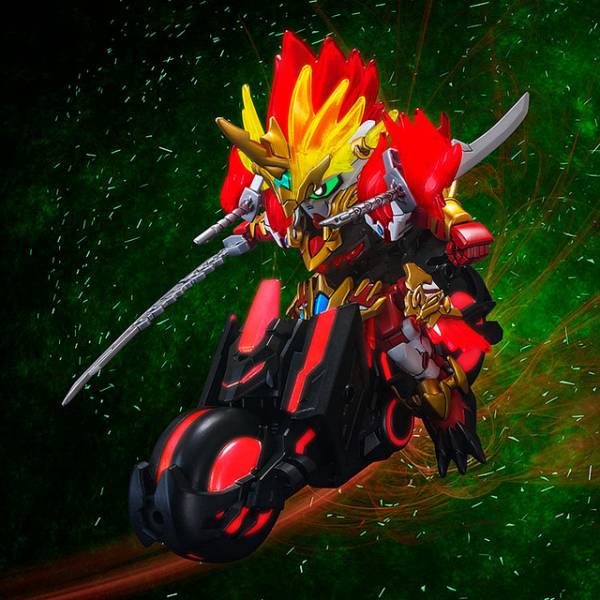 BANDAI SD鋼彈世界 三國創傑傳 012 三重機車組 組裝模型 BANDAI,SD鋼彈世界,三國創傑傳,012,三重機車組,組裝模型