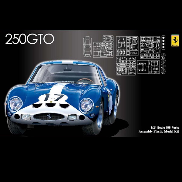 1/24 Ferrari 250GTO Experimental 利曼賽道版 FUJIMI HR35 富士美 組裝模型 FUJIMI,1/24,RS,Ferrari,250,GTO