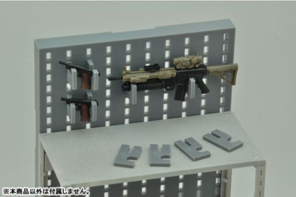 (預購) [再販] TOMYTEC 1/12 迷你武裝 LittleArmory LD018 置槍架 D 組裝模型 20251228 [再販] TOMYTEC 1/12 迷你武裝 LittleArmory LD018 置槍架 D 組裝模型