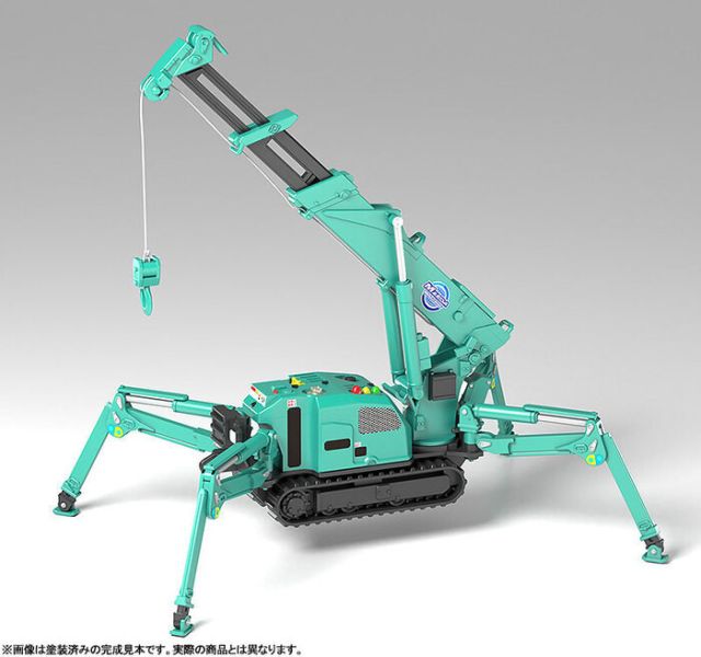 [再販] Good Smile 1/20 MODEROID 前田製作所 蜘蛛吊車（綠色）組裝模型 [再販] Good Smile 1/20 MODEROID 前田製作所 蜘蛛吊車（綠色）組裝模型