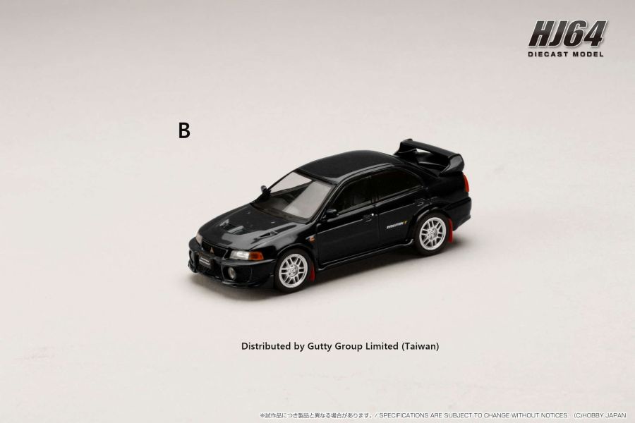 Hobby JAPAN 1/64 三菱 MITSUBISHI LANCER GSR EVO5代(CP9) 98年式 (附擋泥板) 山風黑 HJ642032ABK Hobby JAPAN 1/64 三菱 MITSUBISHI LANCER GSR EVO5代(CP9) 98年式 (附擋泥板) 山風黑 HJ642032ABK