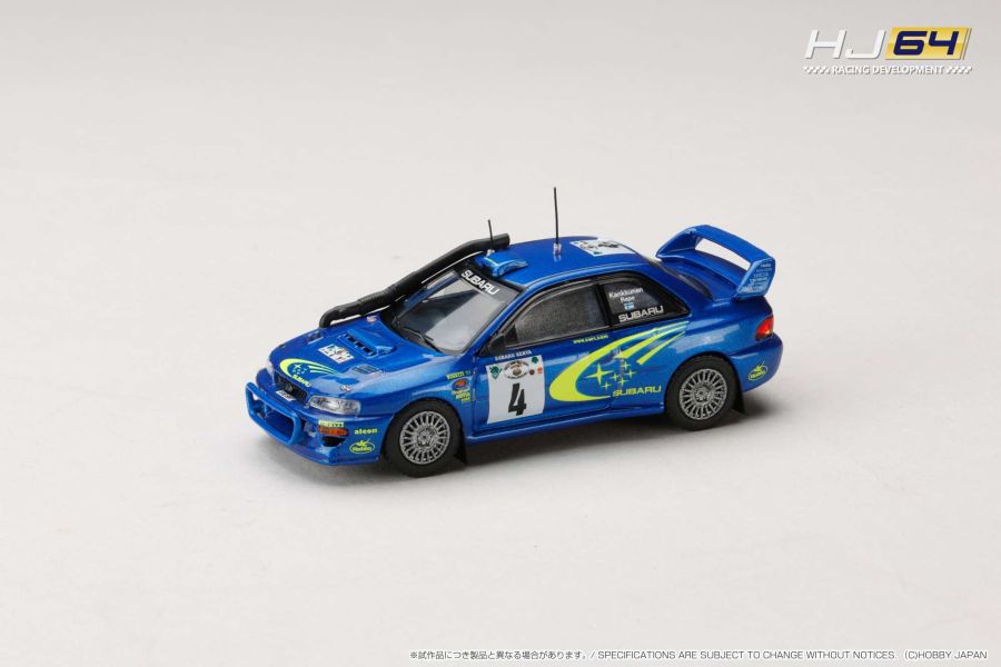 Hobby JAPAN 1/64 速霸陸 SUBARU IMPREZA WRC 2000 SAFARI #4 大賽4號車 HJR646041F Hobby JAPAN 1/64 速霸陸 SUBARU IMPREZA WRC 2000 SAFARI #4 大賽4號車 HJR646041F