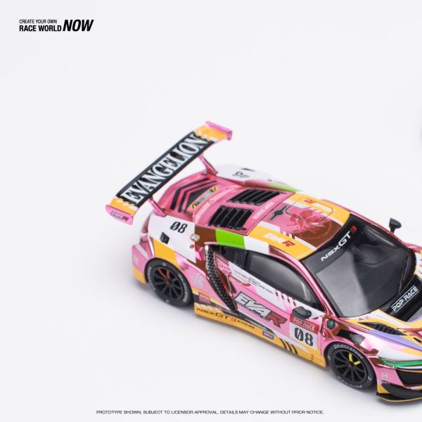 POP RACE 1/64 本田 HONDA NSX GT3 EVO22 EVA RT PRODUCTION MODEL CUSTOM TYPE-08 8號機式樣 新世紀福音戰士Evangelion 合金車 POP RACE 1/64 本田 HONDA NSX GT3 EVO22 EVA RT PRODUCTION MODEL CUSTOM TYPE-08 8號機式樣 新世紀福音戰士Evangelion 合金車