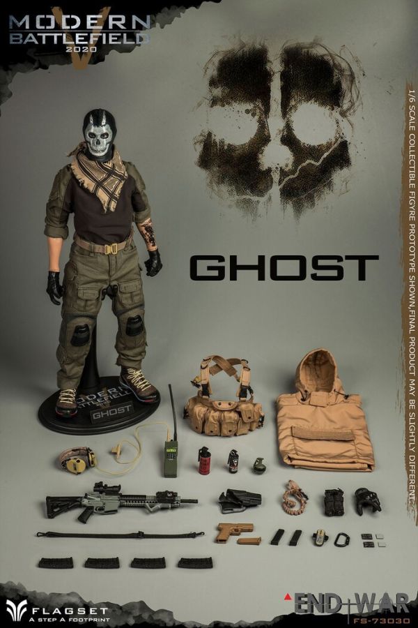 [再販] FLAGSET 1/6 末日戰爭系列 END WAR 死神小隊 V幽靈 可動完成品 [再販] FLAGSET 1/6 末日戰爭系列 END WAR 死神小隊 V幽靈 可動完成品