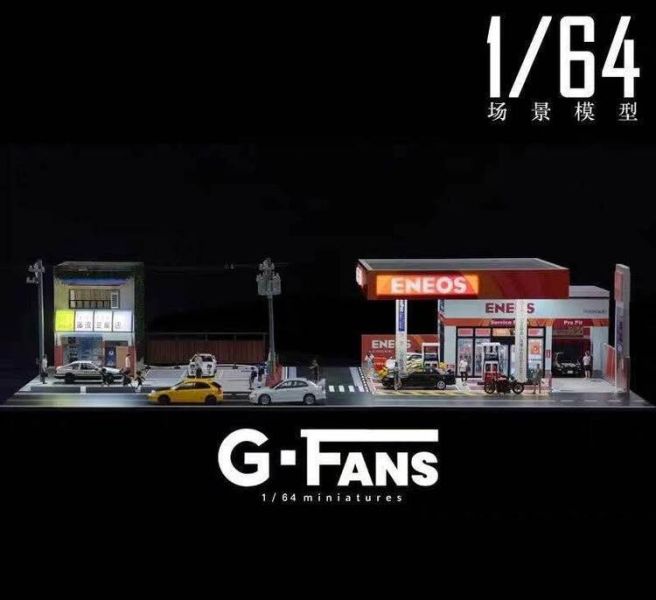 (預購) GFans 1/64 ENEOS加油站 仿真建築場景模型 (預購) GFans 1/64 ENEOS加油站 仿真建築場景模型