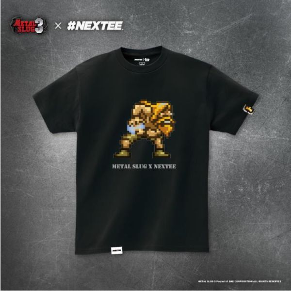 NEXTee 合金彈頭MetalSlug Hadouken 短袖T恤 黑&白 分別販售 NEXTee 合金彈頭MetalSlug Hadouken 短袖T恤 黑&白 分別販售