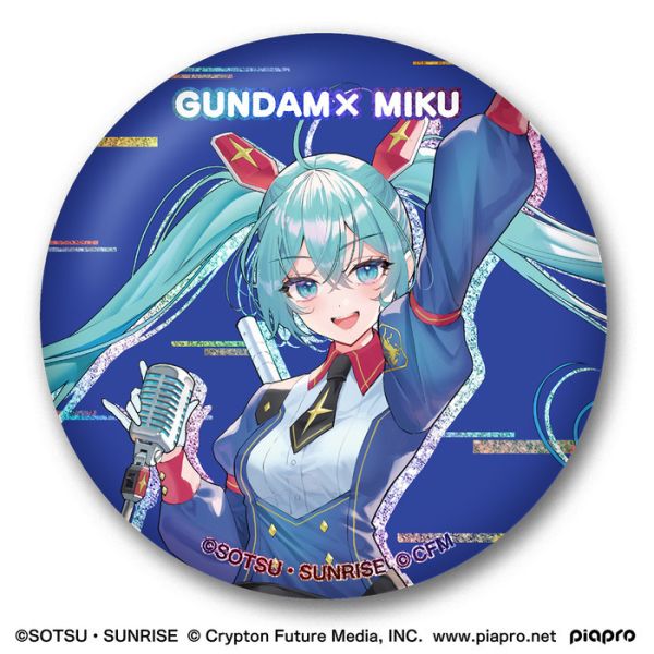 BANDAI 鋼彈x初音未來 聯名紀念徽章套組 BANDAI 鋼彈x初音未來 聯名紀念徽章套組