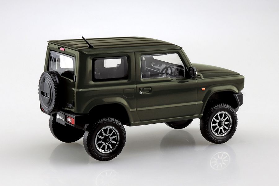 [免上色 免膠水] AOSHIMA 青島 1/32 Snap Kit 08-SP1 鈴木Jimny 定製輪 叢林綠 組裝模型 [免上色 免膠水] AOSHIMA 青島 1/32 Snap Kit 08-SP1 鈴木Jimny 定製輪 叢林綠 組裝模型