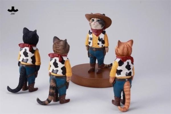 (預購) JXK Studio JXK-AI11 動物 牛仔貓警長 ABCD 分別販售 20260210 JXK Studio JXK-AI11 動物 牛仔貓警長 ABCD 分別販售