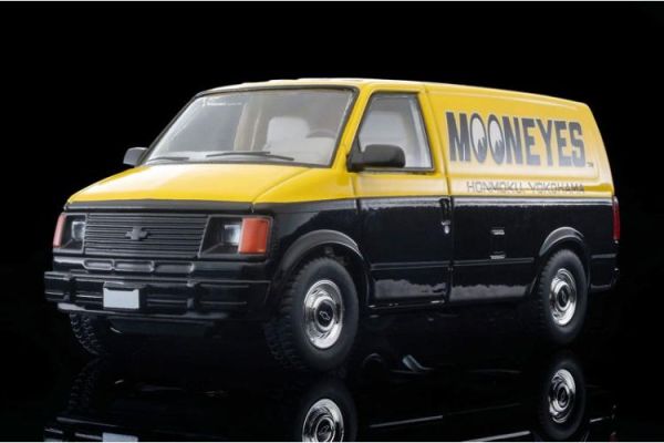 (預購) TOMYTEC 1/64 LV-N344b 雪佛蘭 Chevrolet Astro Van MOONEYES (黃/黑) 20260726 TOMYTEC 1/64 LV-N344b 雪佛蘭 Chevrolet Astro Van MOONEYES (黃/黑)