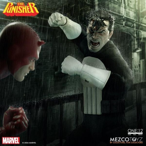 (預購) MEZCO TOYZ One:12 Collective 漫威 制裁者 約17cm 可動完成品 20260708 MEZCO TOYZ One:12 Collective 漫威 制裁者 約17cm 可動完成品