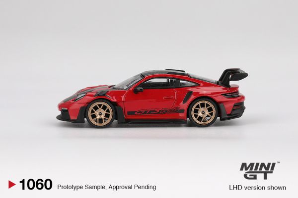 MINIGT 1/64 保時捷 Porsche 911 (992) GT3 RS Weissach Package Guards Red MGT01060-L MINIGT 1/64 保時捷 Porsche 911 (992) GT3 RS Weissach Package Guards Red MGT01060-L