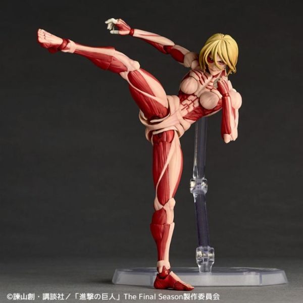 (預購) KAIYODO 海洋堂 Revoltech 驚奇山口式 進擊的巨人 女巨人 亞妮 2026版 可動完成品 NR100 20260510 KAIYODO 海洋堂 Revoltech 驚奇山口式 進擊的巨人 女巨人 亞妮 2026版 可動完成品 NR100