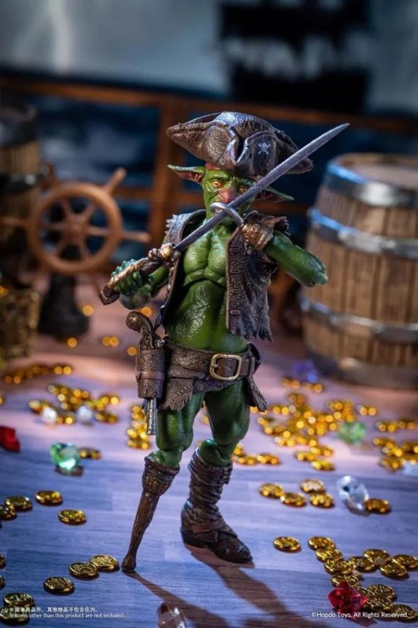 (預購) HopDo Toys 1/12 哥布林族系列 海盜哥布林 可動完成品 20261015 HopDo Toys 1/12 哥布林族系列 海盜哥布林 可動完成品