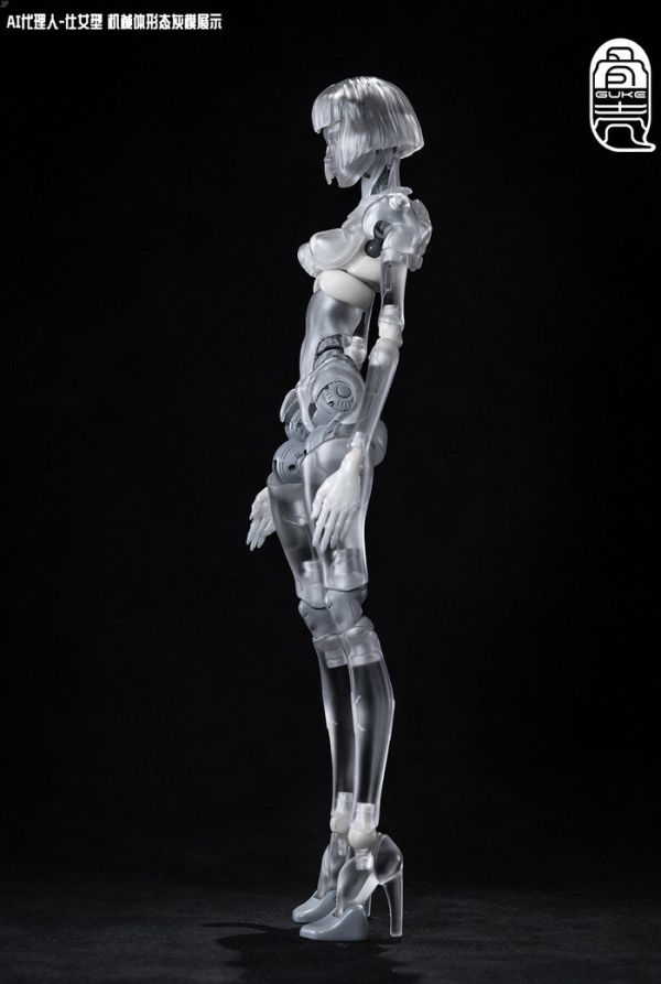 骨殼工坊 1/12 GK01FEC1 AI代理人 仕女型C1 透明版 可動完成品 骨殼工坊 1/12 GK01FEC1 AI代理人 仕女型C1 透明版 可動完成品
