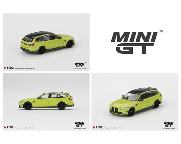 (預購) MINIGT 1/64 寶馬 BMW M3 M Performance Touring Sao Paulo Yellow LHD/RHD 分別販售 20251127 MINIGT 1/64 寶馬 BMW M3 M Performance Touring Sao Paulo Yellow LHD/RHD 分別販售