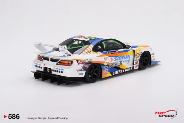 TOPSPEED 1/18 Nissan LB-Super Silhouette S15 SILVIA #555 2023 Formula Drift Japan LBWK 甩尾賽寬體式樣 TS0586 TOPSPEED 1/18 Nissan LB-Super Silhouette S15 SILVIA #555 2023 Formula Drift Japan LBWK 甩尾賽寬體式樣 TS0586