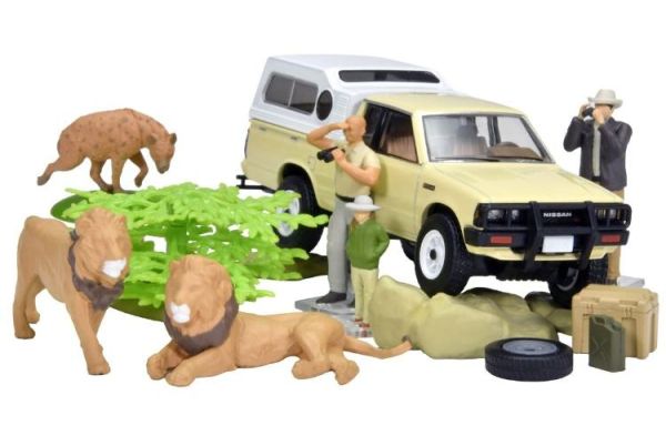 (預購) Tomytec 1/64 KAIYODO x TLV Diocolle 64 # Car Snap 32a Safari 4 w/ NISSAN TRUCK 4×4 20260301 Tomytec 1/64 KAIYODO x TLV Diocolle 64 # Car Snap 32a Safari 4 w/ NISSAN TRUCK 4×4