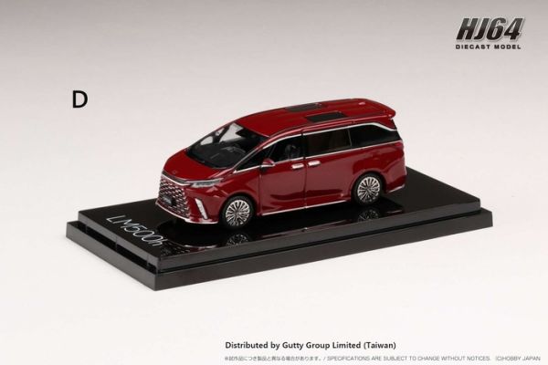 Hobby JAPAN 1/64 凌志 LEXUS LM 500h(右駕版) 6人座版 瑪瑙紅 HJ642076AR Hobby JAPAN 1/64 凌志 LEXUS LM 500h(右駕版) 6人座版 瑪瑙紅 HJ642076AR