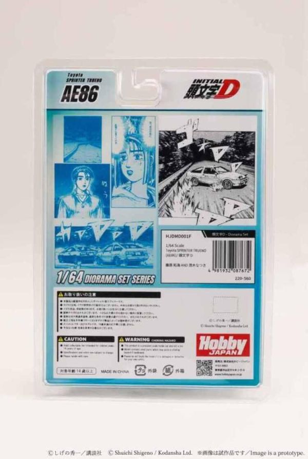 (預購) Hobby Japan 1/64 JDM64 豐田 Toyota SPRINTER TRUENO (AE86)/ INITIAL D HJDMD001F 拓海和夏樹場合 附雪景場景版 20260126 Hobby Japan 1/64 JDM64 豐田 Toyota SPRINTER TRUENO (AE86)/ INITIAL D HJDMD001F 拓海和夏樹場合 附雪景場景版