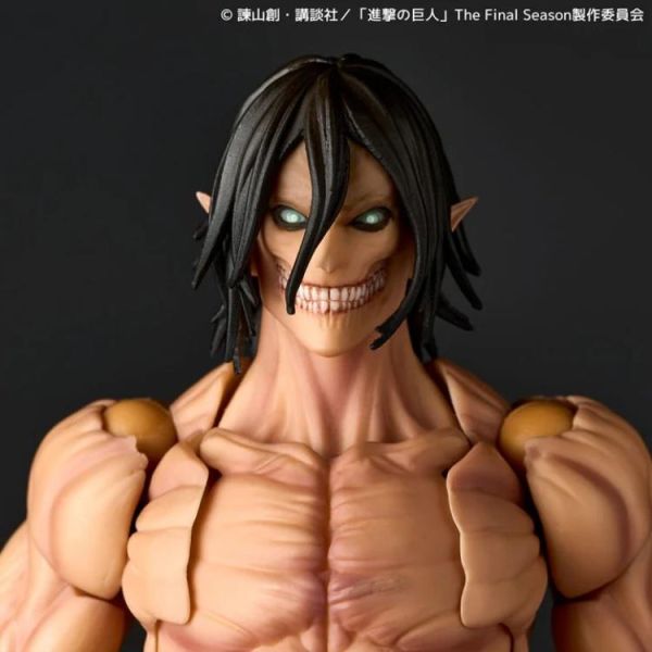 (預購) [再販] KAIYODO Revoltech 山口式 進巨 艾連 進擊的巨人 可動完成品 20260421 [再販] KAIYODO Revoltech 山口式 進巨 艾連 進擊的巨人 可動完成品