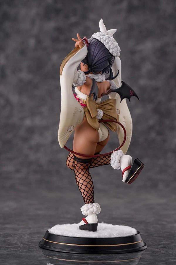 (預購) [豪華版] KiwiToys 1/6 褐色小魅魔 和服兔女郎Ver. 完成品 20260818 [豪華版] KiwiToys 1/6 褐色小魅魔 和服兔女郎Ver. 完成品
