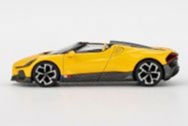 (預購) [吊卡版] MINIGT 1/64 布加迪 Bugatti W16 Mistral Yellow LHD MGT01137-BL 20251225 [吊卡版] MINIGT 1/64 布加迪 Bugatti W16 Mistral Yellow LHD MGT01137-BL