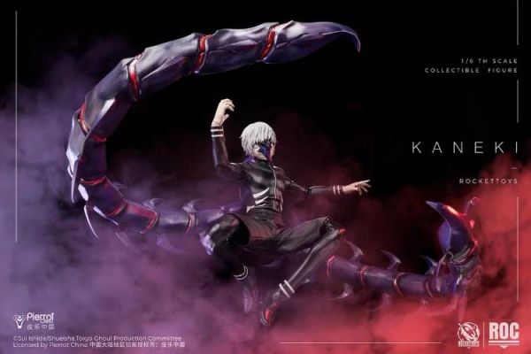 (預購) ROCKETTOYS 正版授權 1/6 東京喰種 金木研 KANEKI 戰鬥服Ver 可動完成品 20260716 ROCKETTOYS 正版授權 1/6 東京喰種 金木研 KANEKI 戰鬥服Ver 可動完成品