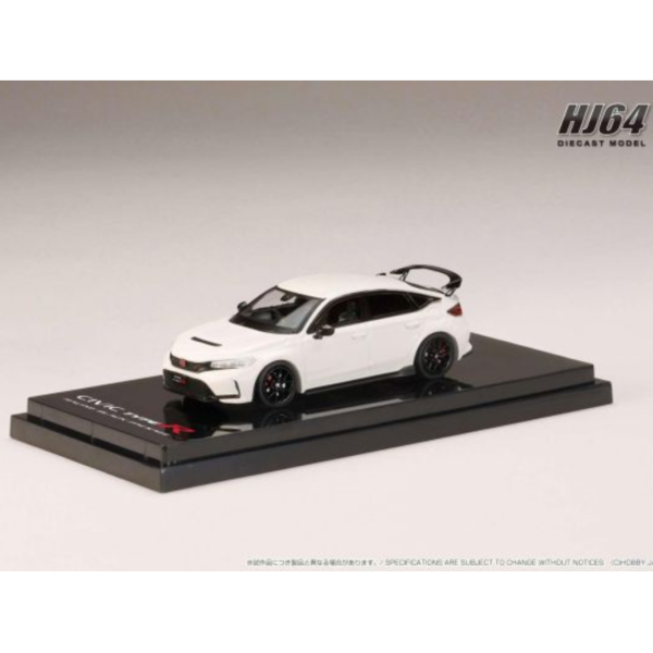(預購) HOBBY JAPAN 1/64 本田 Honda CIVIC TYPE R (FL5) RACING BLACK Package 2025 CHAMPIONSHIP WHITE 冠軍白 HJ644063W 20261007 HOBBY JAPAN 1/64 本田 Honda CIVIC TYPE R (FL5) RACING BLACK Package 2025 CHAMPIONSHIP WHITE 冠軍白 HJ644063W