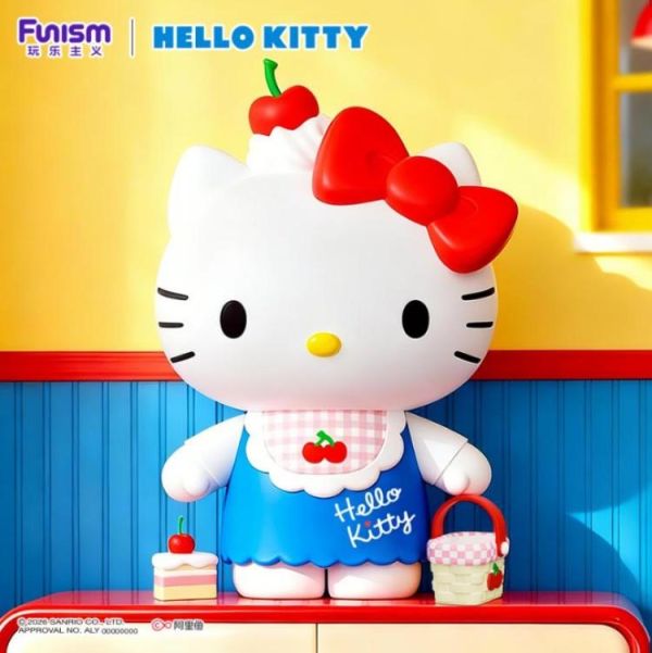 (預購) 玩樂主義 Funism  Hello Kitty 櫻桃野餐 已塗裝完成品 20260621 玩樂主義 Funism  Hello Kitty 櫻桃野餐 已塗裝完成品