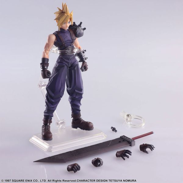 [再販] SQUARE ENIX BringArts FF7 太空戰士7 最終幻想7 克勞德 可動完成品 [再販] SQUARE ENIX BringArts FF7 太空戰士7 最終幻想7 克勞德 可動完成品