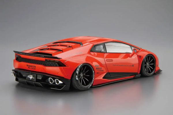 AOSHIMA 青島 1/24 自由步行#15 藍寶堅尼 Huracán ver.1 組裝模型 AOSHIMA 青島 1/24 自由步行#15 藍寶堅尼 Huracán ver.1 組裝模型