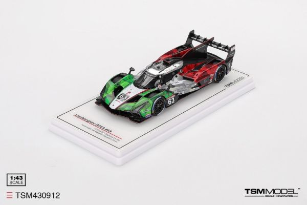 (預購) TSM 1/43 藍寶堅尼 Lamborghini SC63 #63 Automobili Lamborghini Squadra Corse 2025 IMSA Daytona 24 Hrs TSM430912 20251121 TSM 1/43 藍寶堅尼 Lamborghini SC63 #63 Automobili Lamborghini Squadra Corse 2025 IMSA Daytona 24 Hrs TSM430912