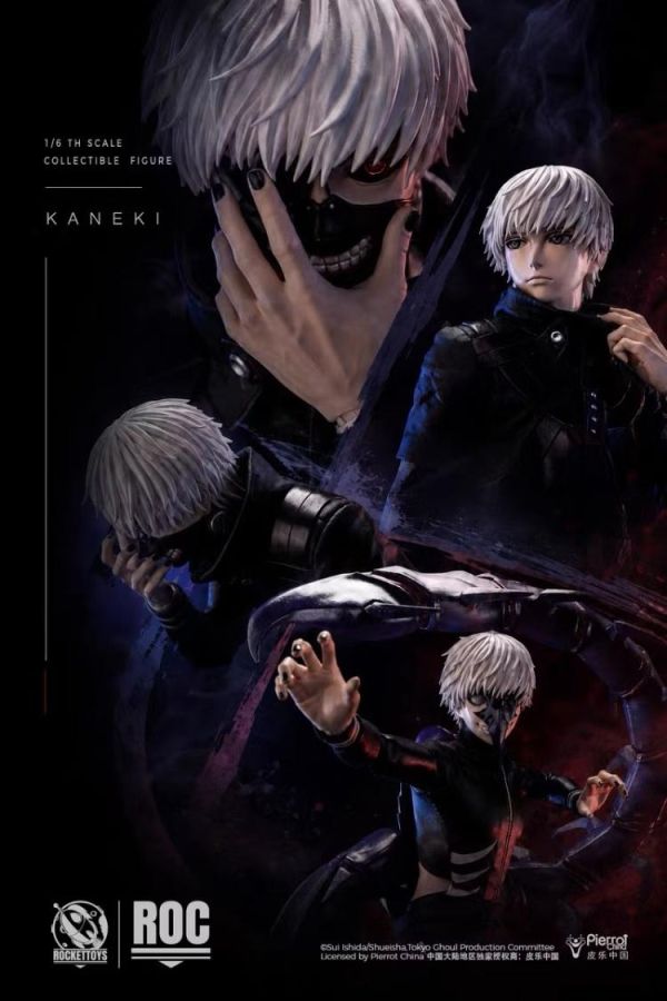 (預購) ROCKETTOYS 正版授權 1/6 東京喰種 金木研 KANEKI 戰鬥服Ver 可動完成品 20260716 ROCKETTOYS 正版授權 1/6 東京喰種 金木研 KANEKI 戰鬥服Ver 可動完成品
