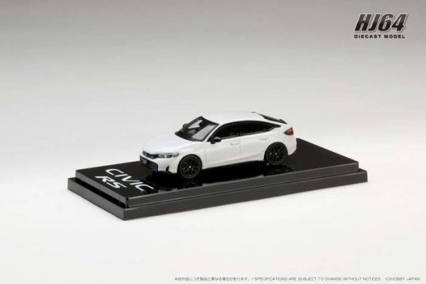 Hobby JAPAN 1/64 本田 Honda CIVIC RS Platinum White Pearl 珍珠白 HJ642046AW Hobby JAPAN 1/64 本田 Honda CIVIC RS Platinum White Pearl 珍珠白 HJ642046AW