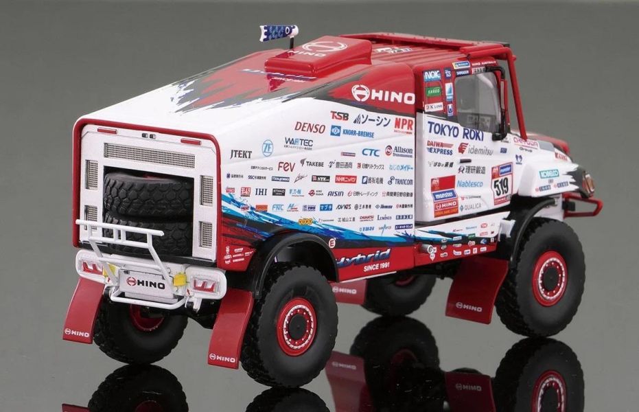 (預購) PLATZ 1/43 SP-196 HINO 600系列 混合動力賽車 2023達卡拉力賽 20260625 PLATZ 1/43 SP-196 HINO 600系列 混合動力賽車 2023達卡拉力賽