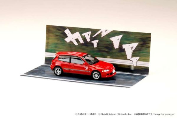 (預購) [吊卡版] 頭文字D 30周年紀念 第二彈 Hobby JAPAN 1/64 本田 Honda CIVIC (EG6) Myogi Night Kids / 頭文字 D  庄司 慎吾 vs 藤原 拓海 HJDMD006 (預購) [吊卡版] 頭文字D 30周年紀念 第二彈 Hobby JAPAN 1/64 本田 Honda CIVIC (EG6) Myogi Night Kids / 頭文字 D  庄司 慎吾 vs 藤原 拓海 HJDMD006