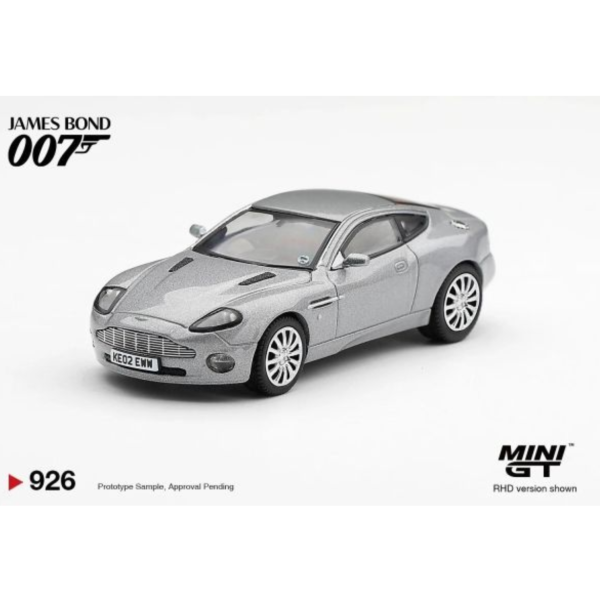 (預購) [吊卡版] MINIGT 奧斯頓馬丁 Aston Martin V12 Vanquish "Die Another Day" 繁中版 RHD MGT00926-007TC 20261001 [吊卡版] MINIGT 奧斯頓馬丁 Aston Martin V12 Vanquish "Die Another Day" 繁中版 RHD MGT00926-007TC