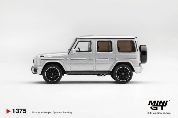 (預購) MINIGT 1/64 賓士 Mercedes-AMG G 63 Silver Metallic LHD MGT01375-L 20260910 MINIGT 1/64 賓士 Mercedes-AMG G 63 Silver Metallic LHD MGT01375-L