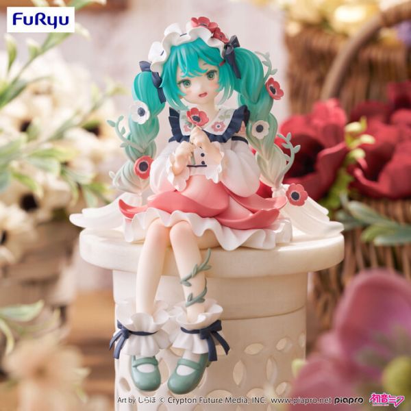 Furyu 景品 初音未來 泡麵蓋公仔 銀蓮花精靈Ver. 2507 Furyu 景品 初音未來 泡麵蓋公仔 銀蓮花精靈Ver.
