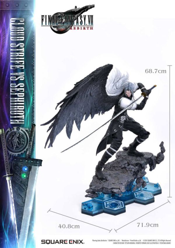 SQUARE ENIX MASTERLINE 1/4 太空戰士7 重生 克勞德 VS 賽菲羅斯 PVC完成品 SQUARE ENIX MASTERLINE 1/4 太空戰士7 重生 克勞德 VS 賽菲羅斯 PVC完成品
