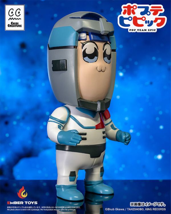 EMBER TOYS Chibi Creature POP TEAM EPIC POP子＆PIPI美 Spacesuit Ver. 軟膠模型 EMBER TOYS Chibi Creature POP TEAM EPIC POP子＆PIPI美 Spacesuit Ver. 軟膠模型