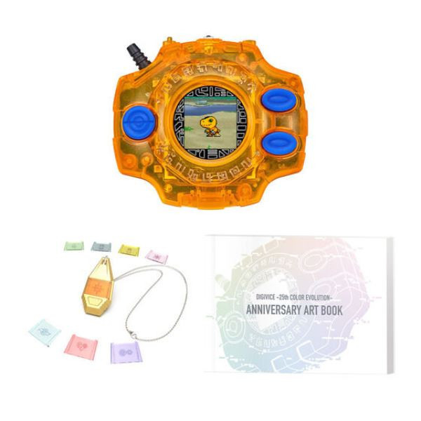 BANDAI 數碼寶貝大冒險 25周年彩色進化儀 對打機 DX套裝版 八神太一 橘色 BANDAI 數碼寶貝大冒險 25周年彩色進化儀 對打機 DX套裝版 八神太一 橘色