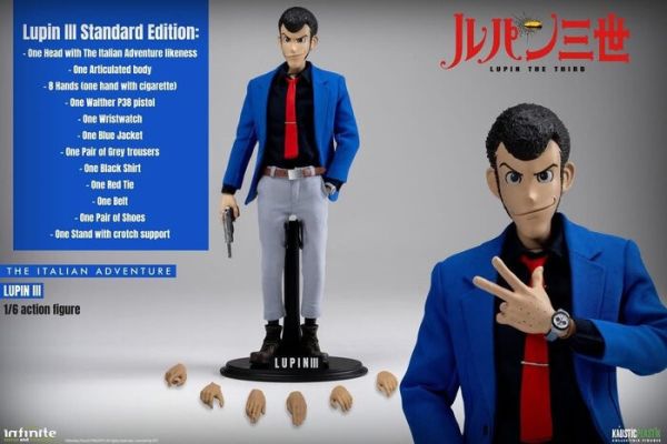 [標準版] [豪華版] Infinite 1/6 魯邦三世 義大利遊戲 魯邦 可動完成品 分別販售 [標準版] [豪華版] Infinite 1/6 魯邦三世 義大利遊戲 魯邦 可動完成品 分別販售