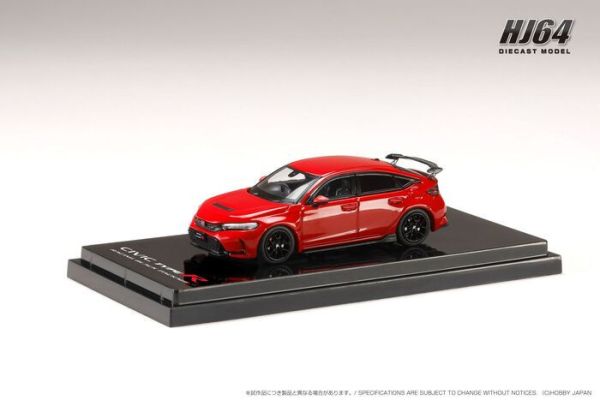 Hobby JAPAN 1/64 本田 Honda CIVIC TYPE R (FL5) RACING BLACK Package 烈焰紅 賽車黑化特式套件 HJ645063R Hobby JAPAN 1/64 本田 Honda CIVIC TYPE R (FL5) RACING BLACK Package 烈焰紅 賽車黑化特式套件 HJ645063R