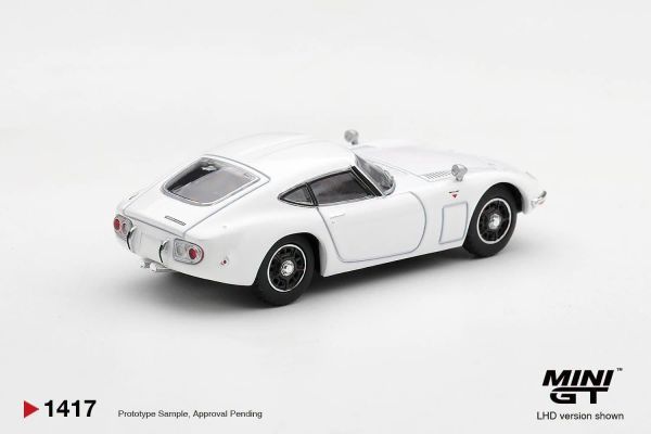 (預購) [吊卡版] [盒裝版 LHD RHD] MINIGT 1/64 豐田 Toyota 2000GT Pegasus White 分別販售 20261022 [吊卡版] [盒裝版 LHD RHD] MINIGT 1/64 豐田 Toyota 2000GT Pegasus White 分別販售