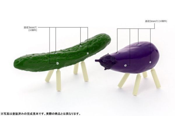 StudioSYUTO 1/1 精靈馬組裝模型 小黃瓜和茄子 組裝模型 StudioSYUTO 1/1 精靈馬組裝模型 小黃瓜和茄子 組裝模型