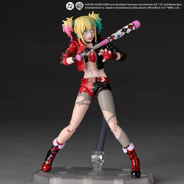 KAIYODO 海洋堂 REVOLTECH 驚奇山口 異世界自殺突擊隊 哈莉·奎茵 可動完成品 KAIYODO 海洋堂 REVOLTECH 驚奇山口 異世界自殺突擊隊 哈莉·奎茵 可動完成品