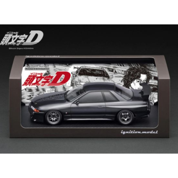 ignition model 1/18 頭文字D INITIAL D 日產 Nissan Skyline GT-R (BNR32) Gun Gray Metallic 北條凜 ignition model 1/18 頭文字D INITIAL D 日產 Nissan Skyline GT-R (BNR32) Gun Gray Metallic 北條凜
